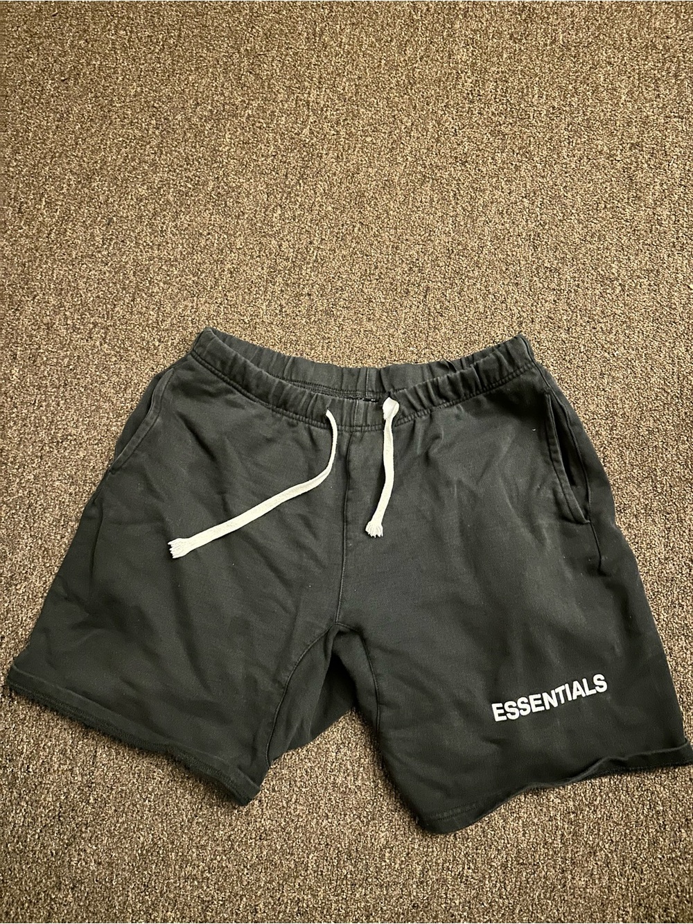 Men’s Essentials Fear of God Sweatshorts Black XL